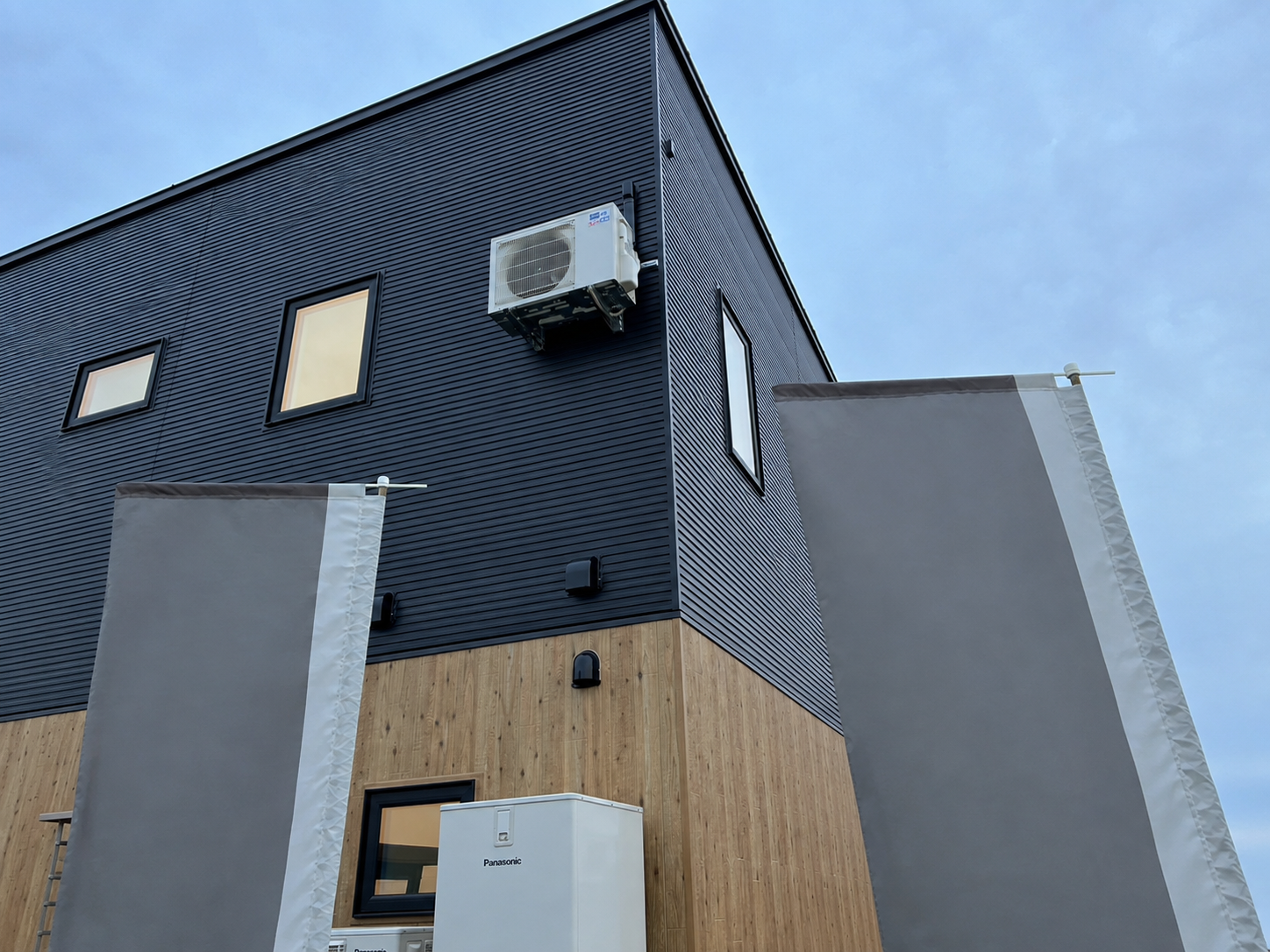 エアコン室外機施工